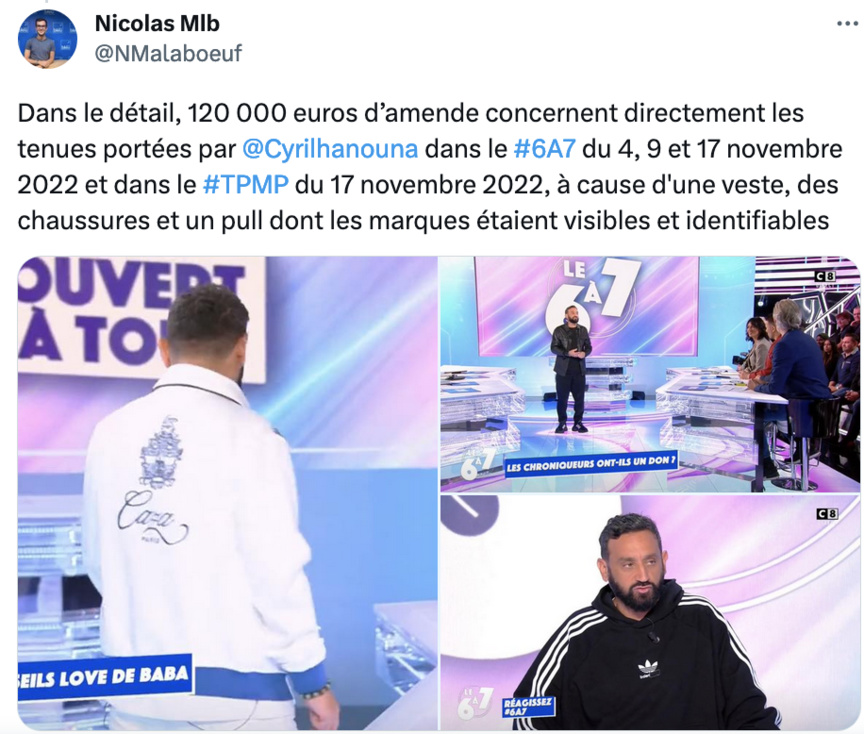 Des marques trop voyantes... Des marques trop voyantes...