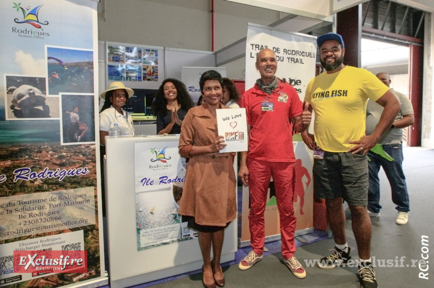 Au stand de l'île Rodrigues