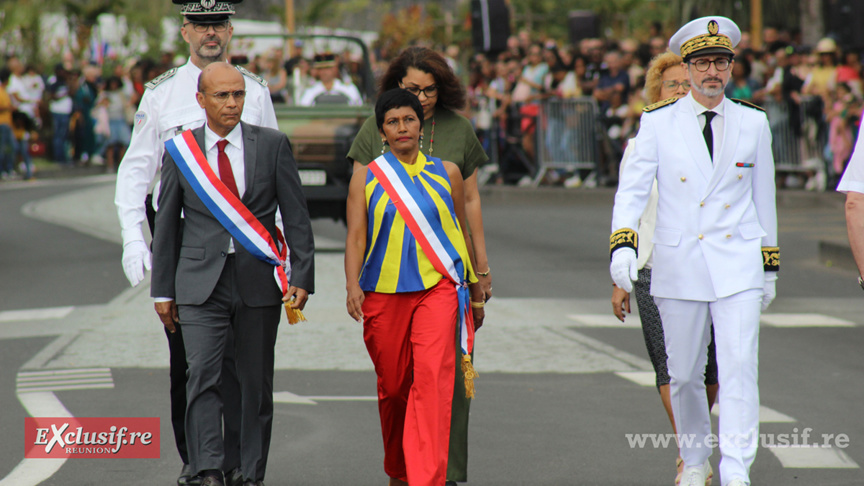 La maire Ericka Bareigts rêvait d'être habillée en Marianne créole, rêve réalisé pour l'occasion