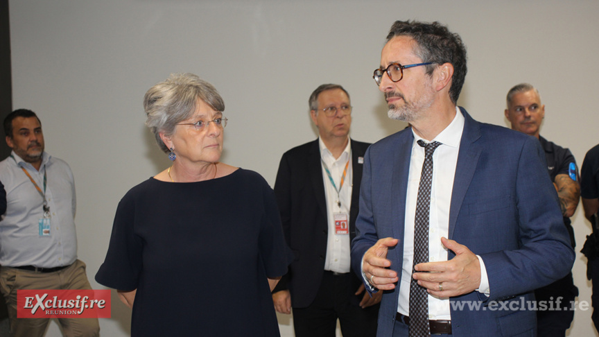 Le Préfet Jérôme Filippini est venu saluer les forces de l'ordre pour leur professionnalisme