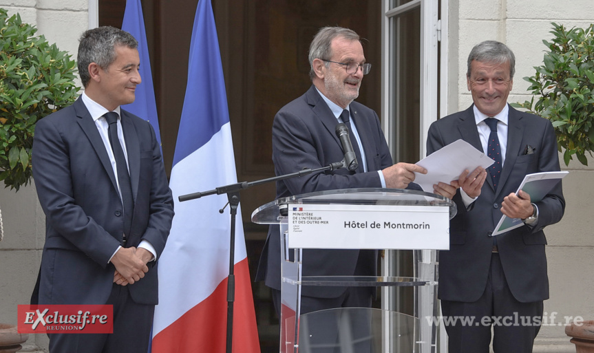 Ministre délégué des Outre-mer: passation de pouvoirs entre Jean-François Carenco et Philippe Vigier Ministre délégué des Outre-mer: passation de pouvoirs entre Jean-François Carenco et Philippe Vigier