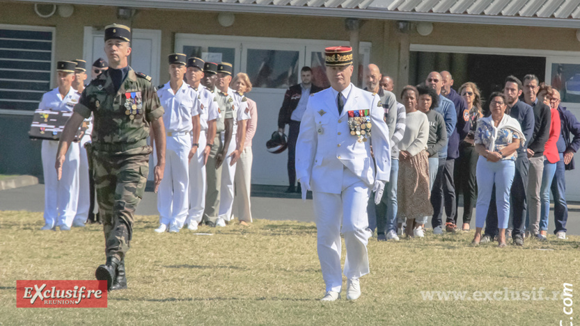 C'est au Quartier Suacot, base du RSMA-R, à Terre Sainte, qu'a eu lieu la cérémonie C'est au Quartier Suacot, base du RSMA-R, à Terre Sainte, qu'a eu lieu la cérémonie