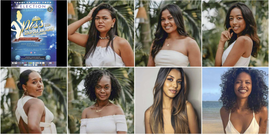 Miss Diaspora Malagasy 2024: les 7 candidates
