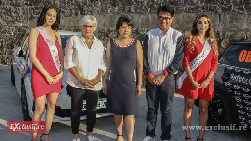 Michème Mouton et le couple Rajoel, avec Lina et Kenza Michème Mouton et le couple Rajoel, avec Lina et Kenza