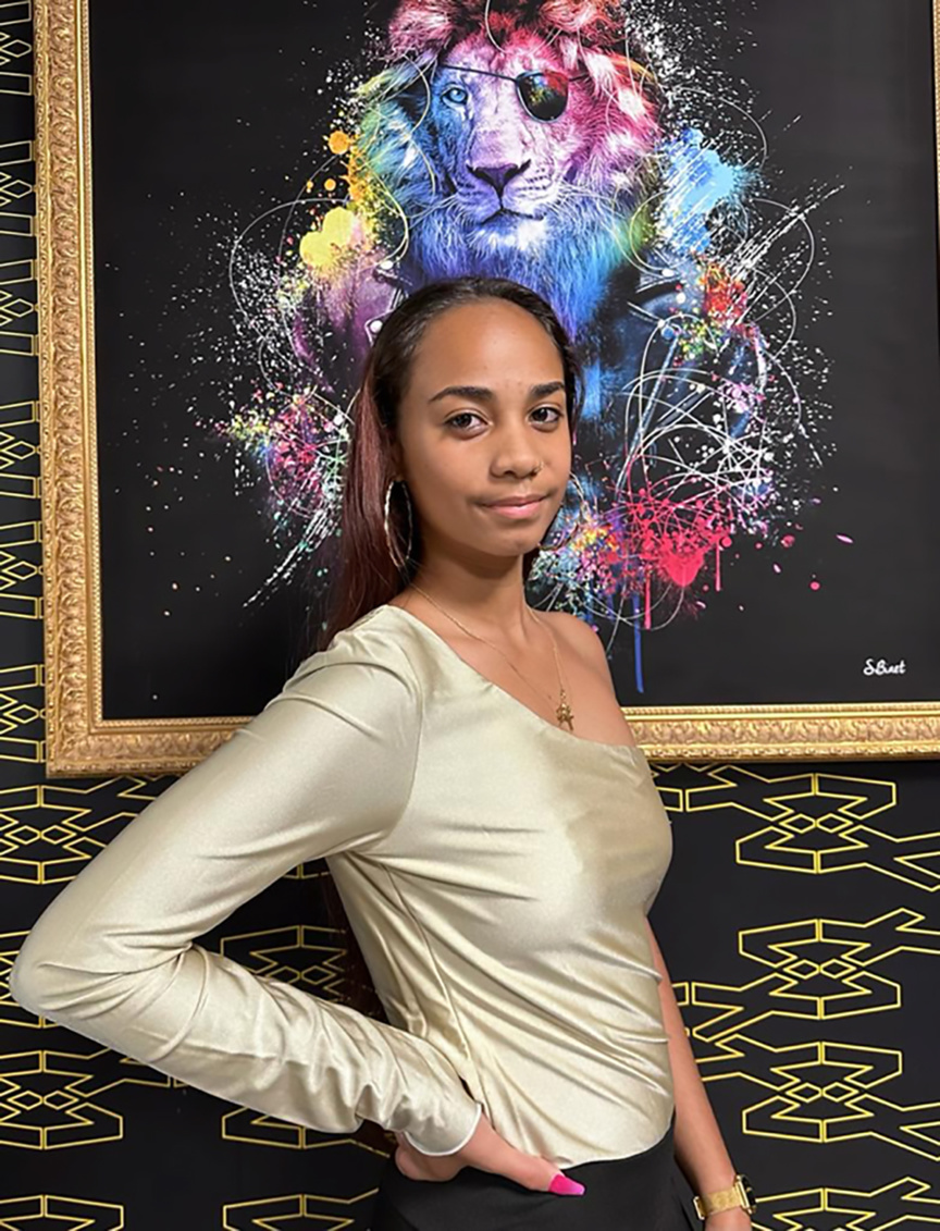 N°1. Délia Hoarau - 16 ans - 1,56m