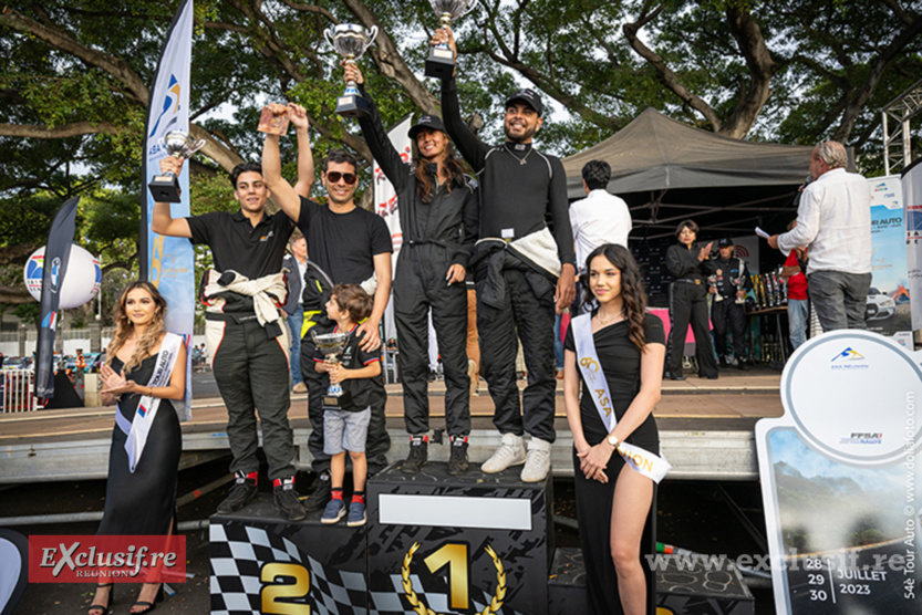 Tour Auto 2023: Réhane Gany vainqueur, photos de l'ES Montée Panon 