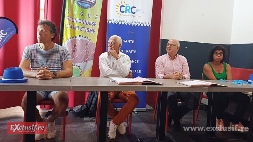 Jean-Louis Lebon, CTR d'athlétisme, était aux côtés des signataires de la convention