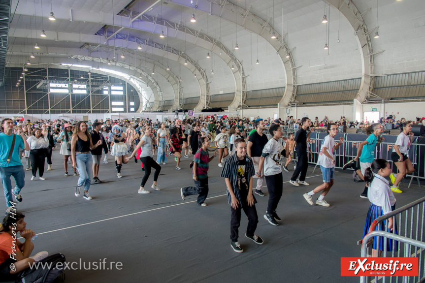 Dina a fait danser le public réunionnais