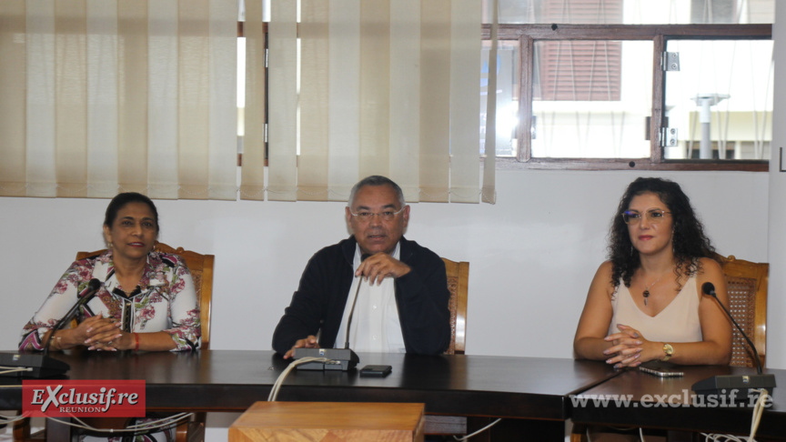 Bernard Picardo, président de la CMAR, et deux élues du bureau Bernard Picardo, président de la CMAR, et deux élues du bureau