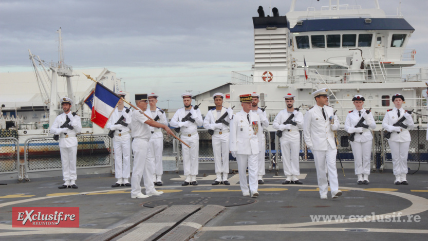 Passation de commandement sur la frégate Floréal: photos Passation de commandement sur la frégate Floréal: photos