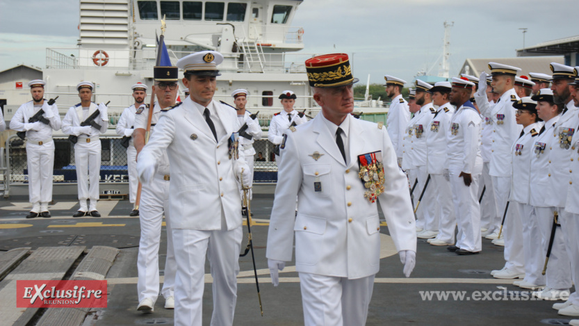 Passation de commandement sur la frégate Floréal: photos Passation de commandement sur la frégate Floréal: photos
