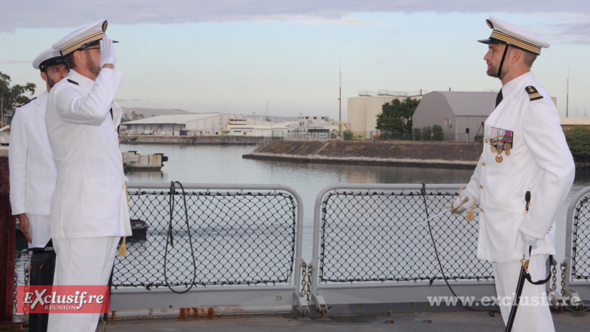 Passation de commandement sur la frégate Floréal: photos Passation de commandement sur la frégate Floréal: photos