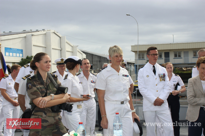 Passation de commandement sur la frégate militaire Nivôse: photos