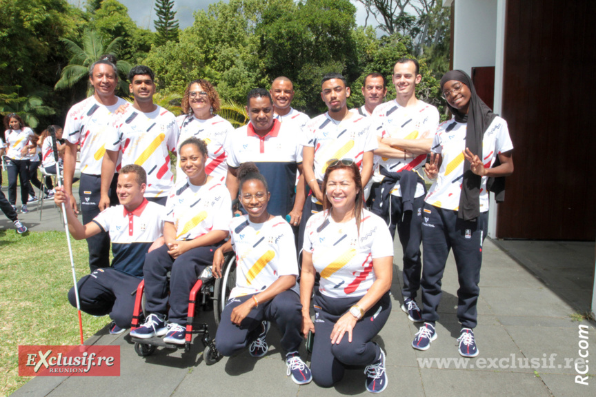 Les handisportifs tout heureux d'être de la fête: ils ont « crazé » un maloya à la sauce malgache Les handisportifs tout heureux d'être de la fête: ils ont « crazé » un maloya à la sauce malgache