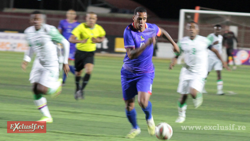 Contre les Comores, le capitaine de l'équipe de La Réunion, Jean-Michel Fontaine, fêtait son anniversaire