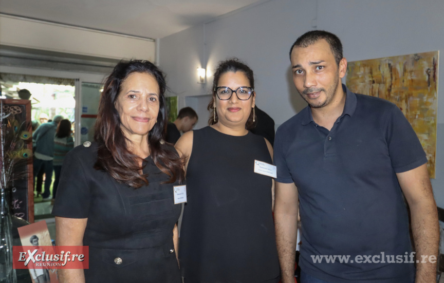 L'équipe du restaurant Velli: Marie Grondin, Anne-Laure Assoune et Olivier Assoune