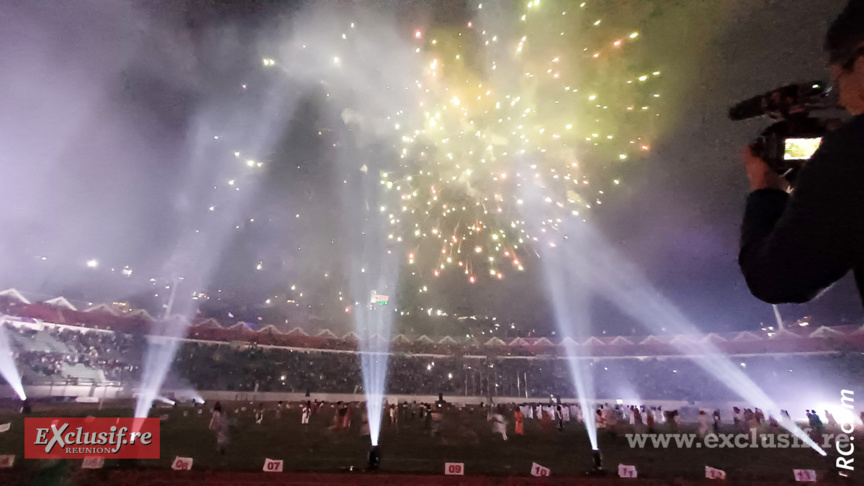 Un joli feu d'artifice pour clôturer les 11èmes Jeux des Iles