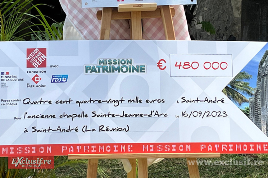 Loto du Patrimoine: 480 000 € pour la Salle Jeanne d'Arc à Saint-André Loto du Patrimoine: 480 000 € pour la Salle Jeanne d'Arc à Saint-André