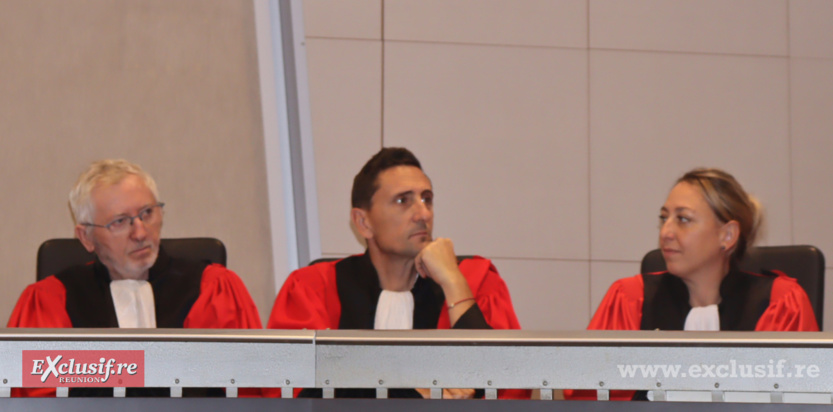 Éric Fournie, conseiller, Franck Alzingre, conseiller, et Doriane Trombi, conseillère