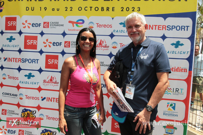 Chloë et Pierre Maunier, président de l'Association Grand Raid Chloë et Pierre Maunier, président de l'Association Grand Raid