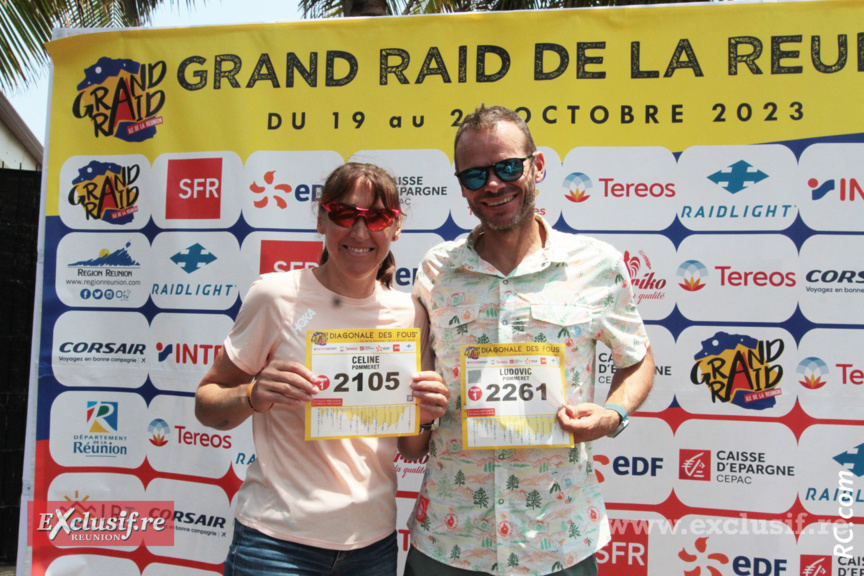 Ludovic et Céline Pommeret ont fait le choix de tenter de boucler la Diagonale des Fous ensemble et d'un même pas