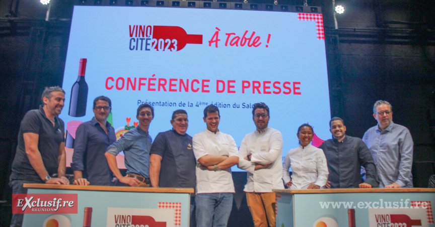 La présentation de l'événement avec les organisateurs et les chefs
