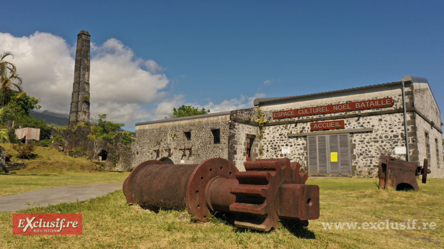 Des vestiges de l'ancienne usine sucrière