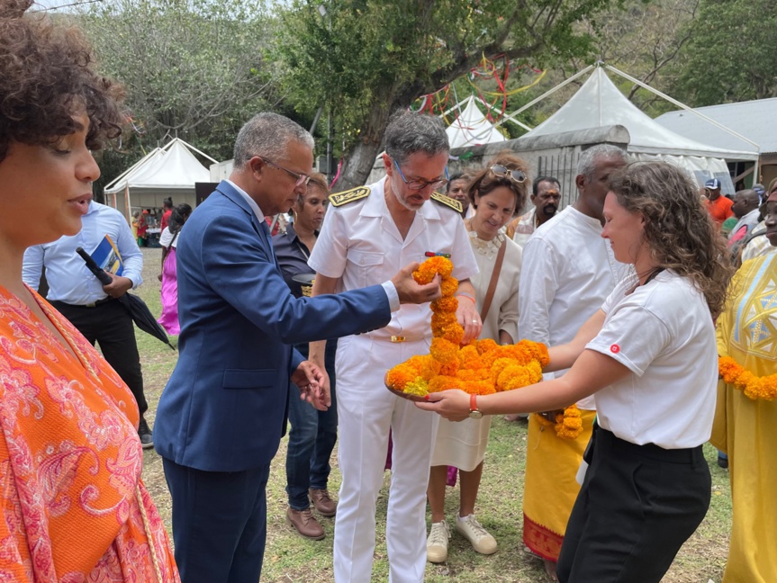 Au Lazaret: cérémonie en mémoire des travailleurs engagés de La Réunion Au Lazaret: cérémonie en mémoire des travailleurs engagés de La Réunion