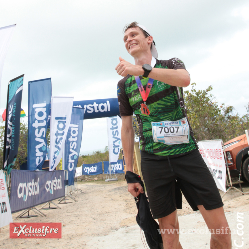 Pouce levé, Victor Guerdin arrive en vainqueur Pouce levé, Victor Guerdin arrive en vainqueur