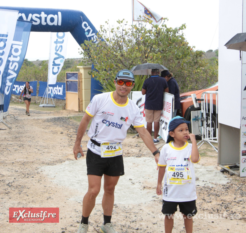 Patrice Chane Seem a choisi cette année d'accompagner son fils sur les 7 km du petit parcours