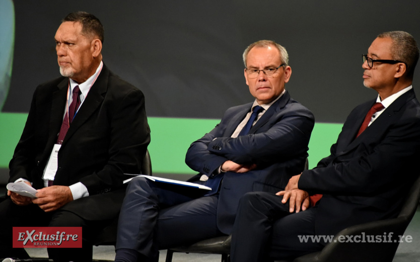 Serge Hoarau (au centre) était présent Serge Hoarau (au centre) était présent