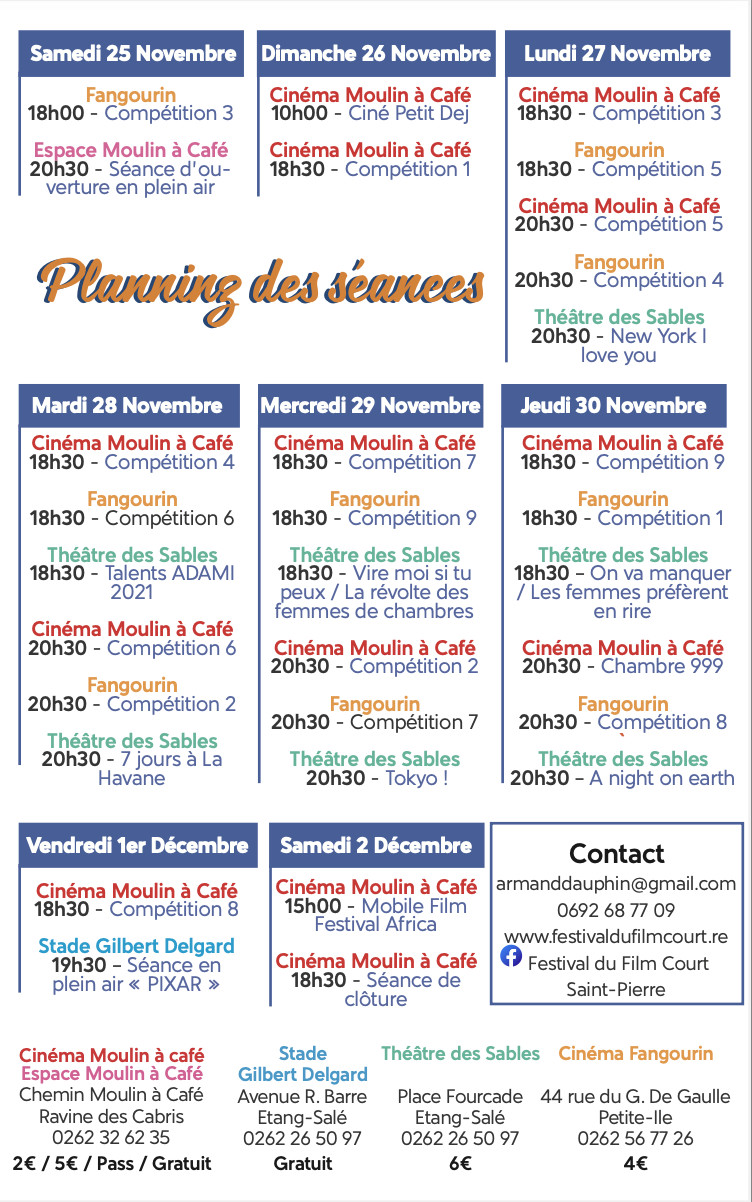 Cinéma: Festival du Film Court de Saint-Pierre avec Smaïn comme parrain Cinéma: Festival du Film Court de Saint-Pierre avec Smaïn comme parrain