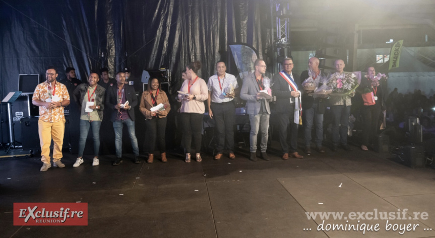 Les élus présents de la commune des Avirons