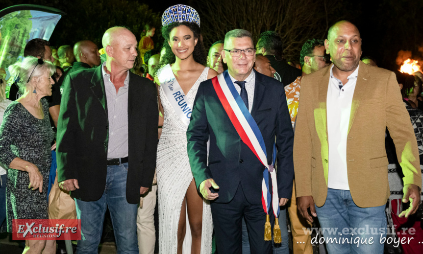 Pierrick Robert (à droite), président de la CCI-R, était présent à l'inauguration