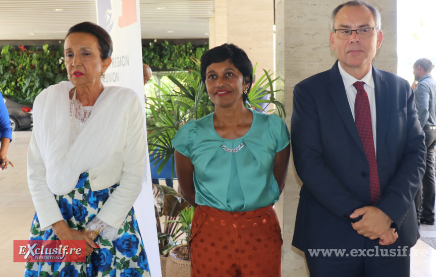 Huguette Bello, Ericka Bareigts et Serge Hoarau