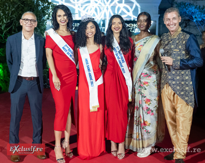 Joé Bédier, Alicia Adam, Maria Clain, Adeline Saminadin, Sabey, et Géo, le présentateur Joé Bédier, Alicia Adam, Maria Clain, Adeline Saminadin, Sabey, et Géo, le présentateur