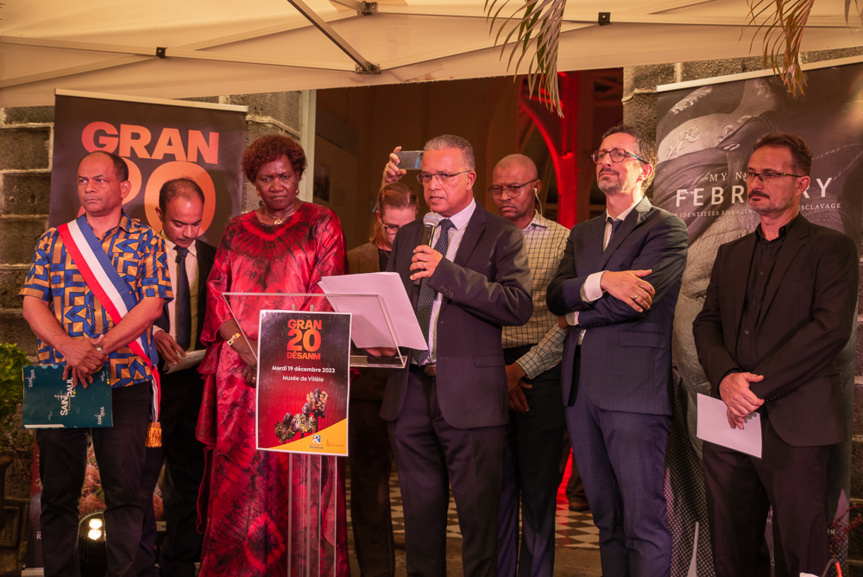 Les personnalités présentes au Domaine de Villèle pour cet événement Les personnalités présentes au Domaine de Villèle pour cet événement