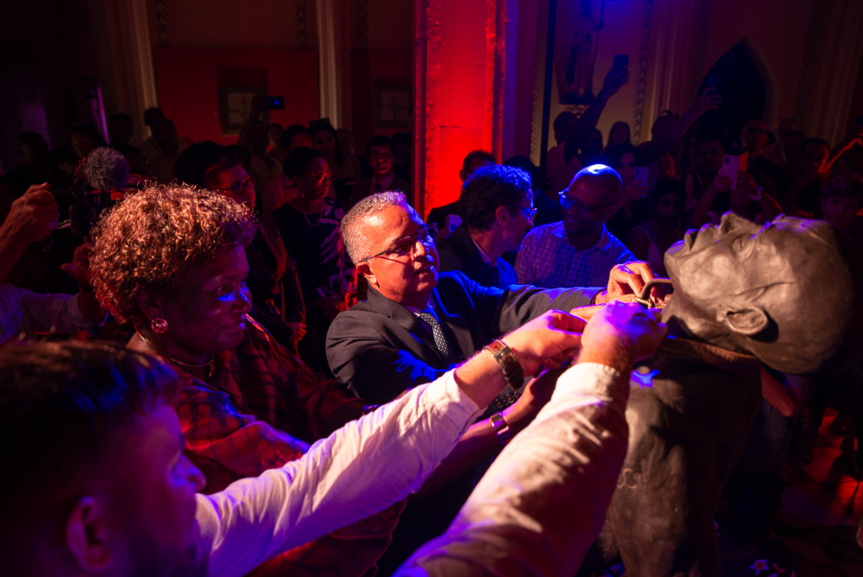La libération des chaînes des esclaves, dans la Chapelle Pointue La libération des chaînes des esclaves, dans la Chapelle Pointue