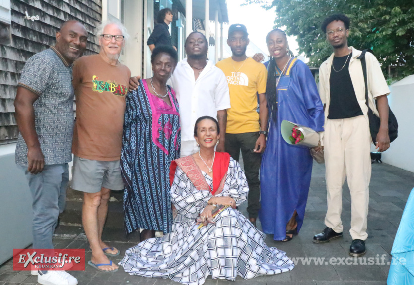 Huguette Bello et Patricia Profil avec Danyel Waro et Héritaz Maloya