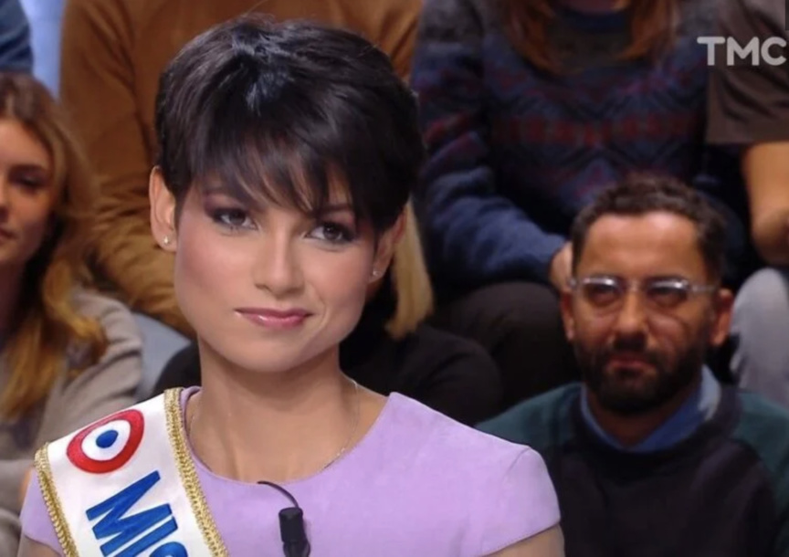 Elle est trop belle Miss France 2024, aucune raison de la critiquer. Eve Gilles était l'invitée de Yann Barthès sur TMC (capture d'écran).