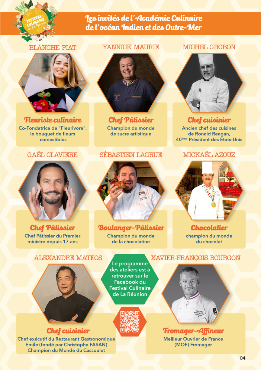 Une pléïade de chefs pour le plus grand plaisir de vos palais
