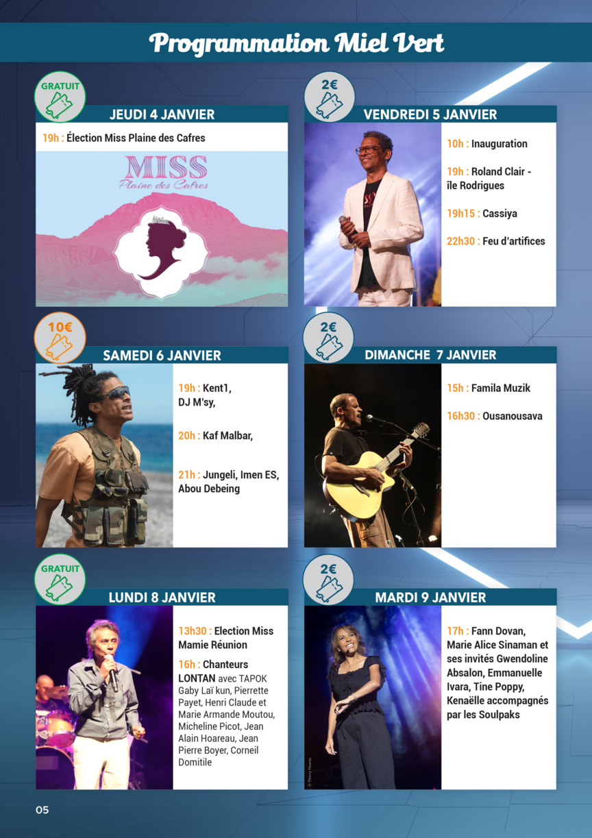 Une riche programmation musicale pour tous les goûts sur le podium de Miel Vert