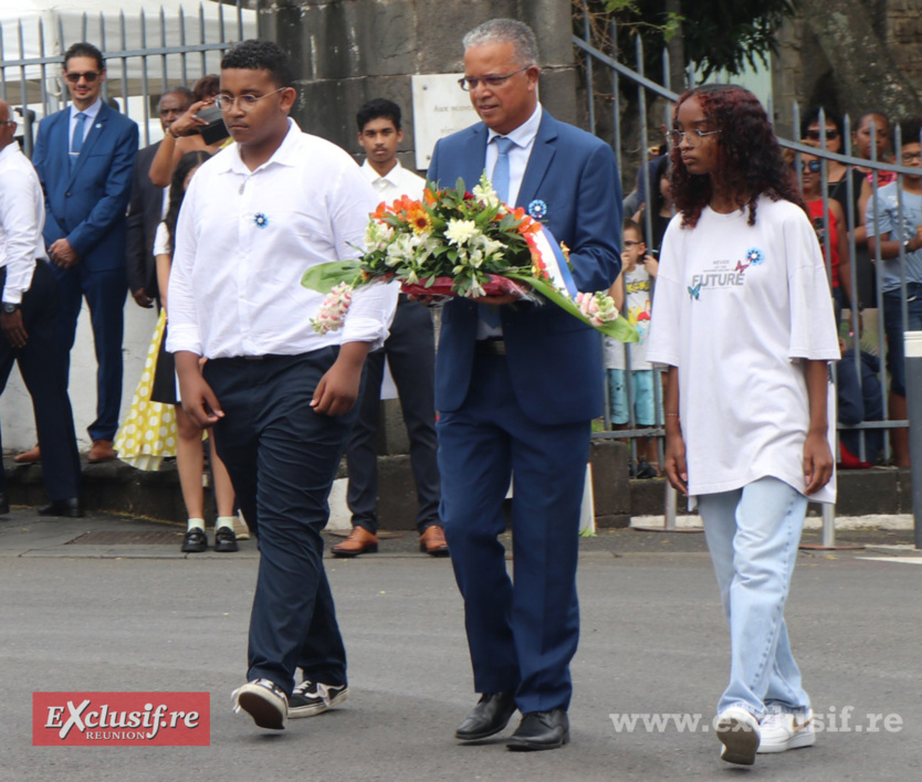Cérémonie du 11 novembre 2023 à Saint-Denis: un moment particulier Cérémonie du 11 novembre 2023 à Saint-Denis: un moment particulier
