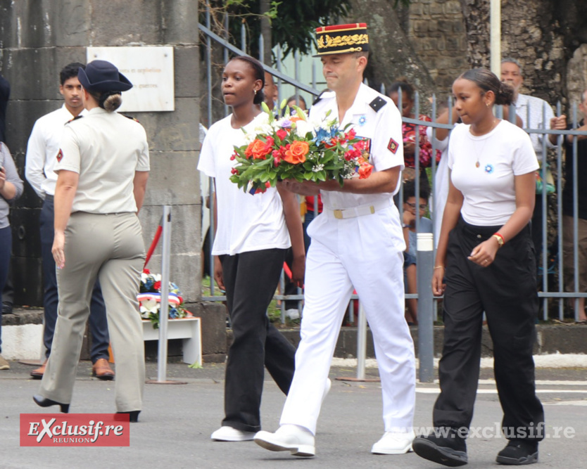 Cérémonie du 11 novembre 2023 à Saint-Denis: un moment particulier Cérémonie du 11 novembre 2023 à Saint-Denis: un moment particulier