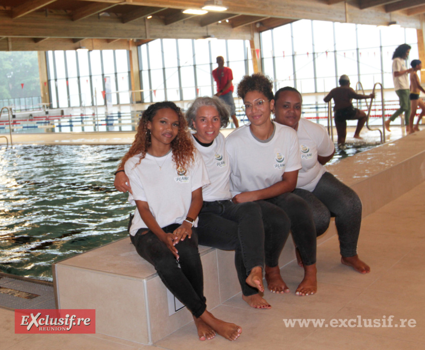 Ingrid Marianne, cadre à la mairie de la Plaine des Palmistes, et l'équipe d'accueil de la piscine Ingrid Marianne, cadre à la mairie de la Plaine des Palmistes, et l'équipe d'accueil de la piscine