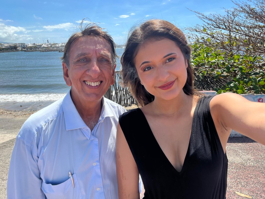 Aziz Patel a revu Victoria Asli-Corré  ce samedi à Saint-Pierre pour la féliciter pour ce nouveau défi à relever Aziz Patel a revu Victoria Asli-Corré  ce samedi à Saint-Pierre pour la féliciter pour ce nouveau défi à relever