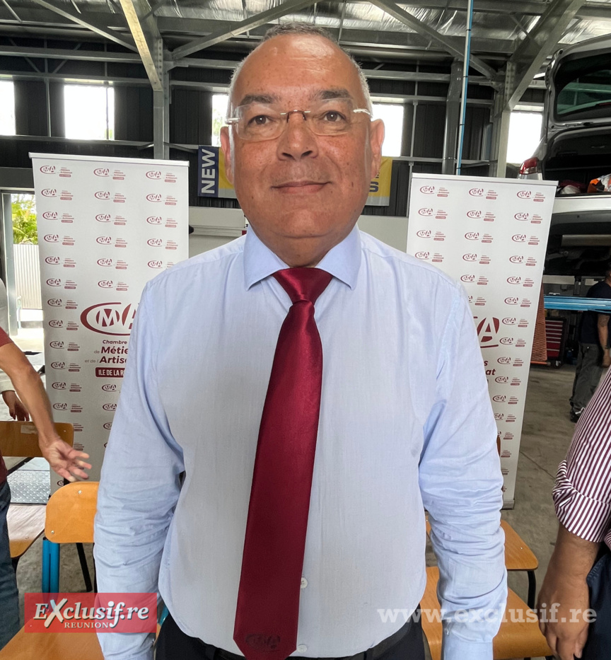 Bernard Picardo, président de la Chambre de Métiers et de l'Artisanat Réunion (CMA-R) Bernard Picardo, président de la Chambre de Métiers et de l'Artisanat Réunion (CMA-R)