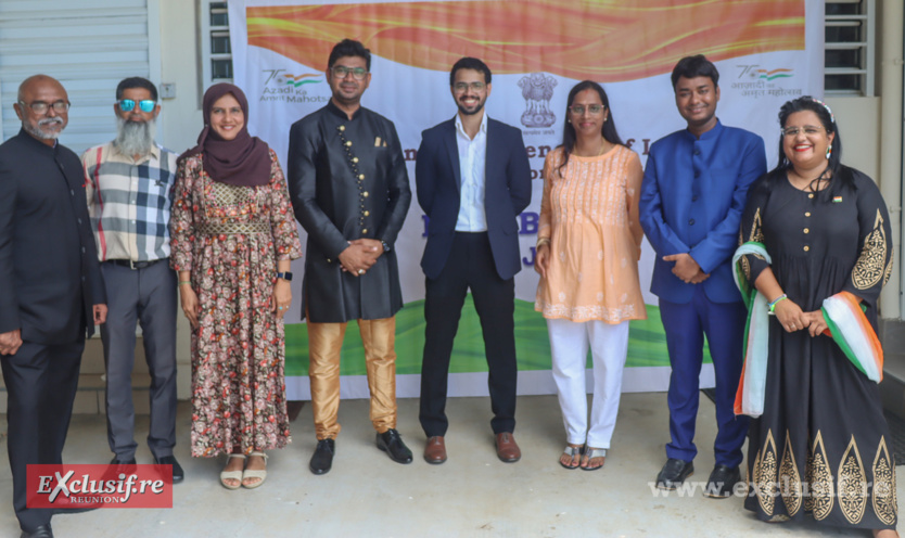 Les membres du consulat de l'Inde à La Réunion