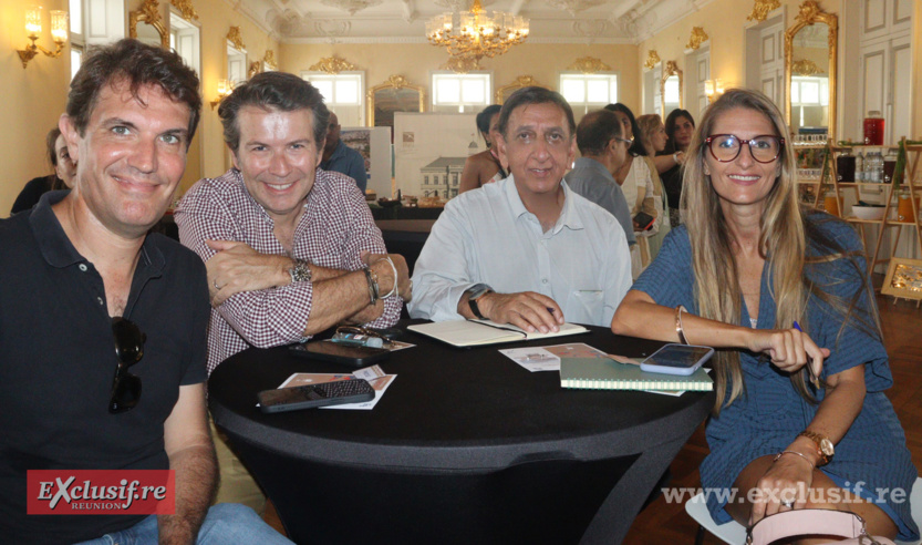 Antoine Hassler, Christophe Bégert, Aziz Patel et Karen Brun Antoine Hassler, Christophe Bégert, Aziz Patel et Karen Brun