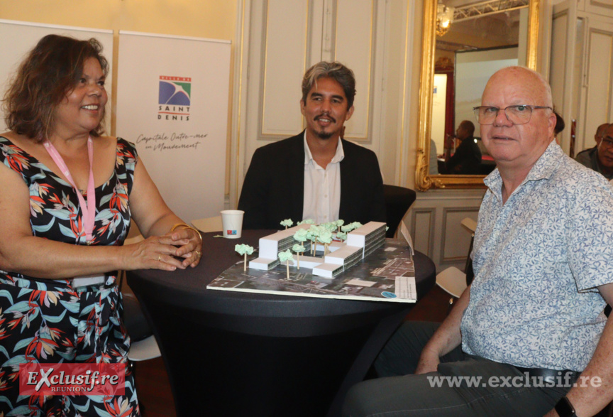 Jacqueline Payet, Jean-Max Boyer et Jean-François Hoarau